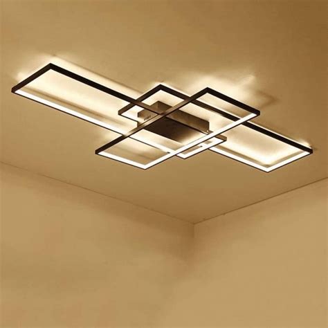 Plafonnier Led Plafonnier Moderne Eclairage De Plafond Carr Eacute