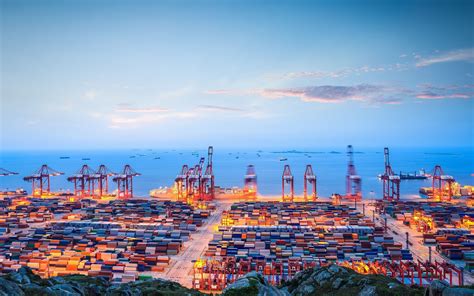 dock ports sea clouds ship container ship wallpapers hd desktop