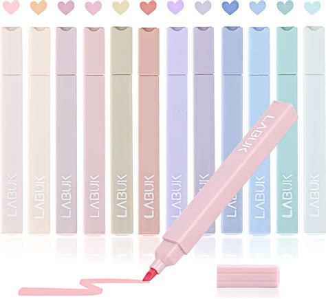 Amazon Labuk Pcs Pastel Highlighters Aesthetic Cute Bible