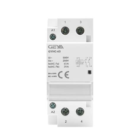 GYHC 63 2P 2NO Modular Contactor Motor Contactors Household AC