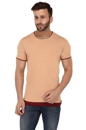 Hosiery Sinker Men Half Sleeve T Shirt Size S Xxl At Rs 150 In New Delhi