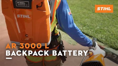 AR 3000 L Backpack Battery Batteries Chargers STIHL USA