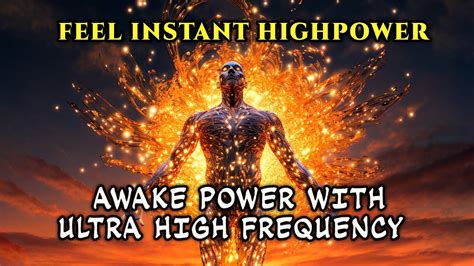 AWAKEN YOUR HIGHER POWER 12000 Hz 999 Hz 15 Hz ULTRA HIGH Frequency