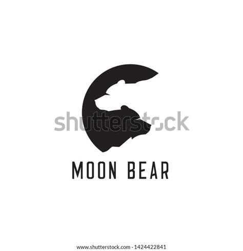 Negative Space That Forms Two Bears Stock Vector Royalty Free