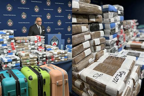 Toronto Police Make Largest Drug Seizure Worth 285 Million Moving