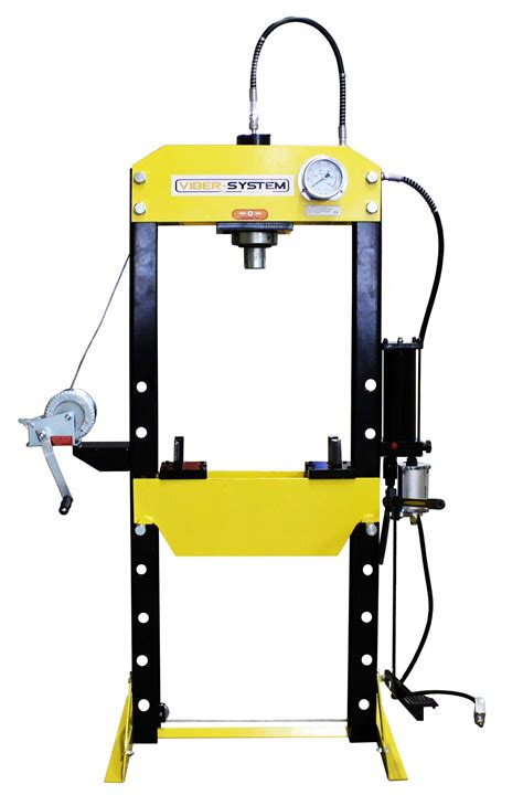 Prasa hydrauliczna warsztatowa 30t ruchomy tłok skok 160mm do 8 5bar