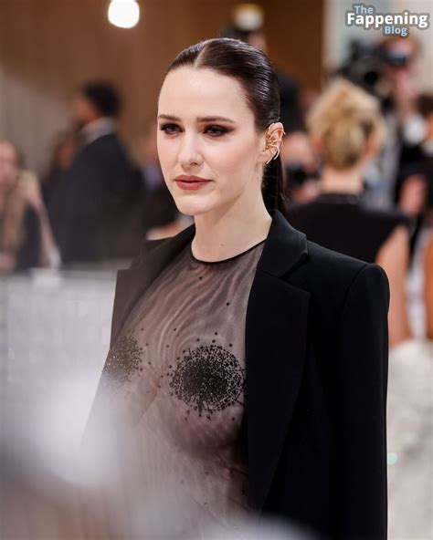 Rachel Brosnahan Shows Off Her Sexy Boobs At The 2023 Costume Institute