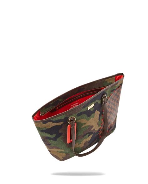 Borsa Sprayground Shark Shape Check Tote Sprayground Bla Bla