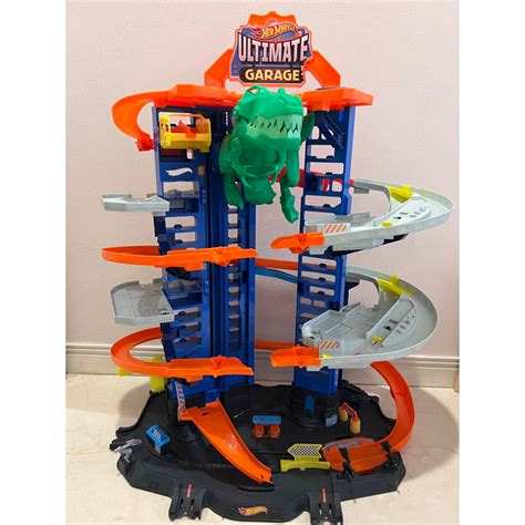 Jual SURABAYA ONLY Preloved Hot Wheels Ultimate Garage Dino Trex Shopee Indonesia