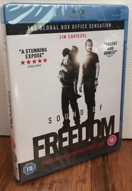 SOUND OF FREEDOM Blu Ray Jim Caviezel Mira Sorvino ACCLAIMED THRILLER