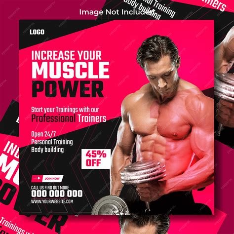 Premium Vector | A poster for a man with a weightlifter on the front