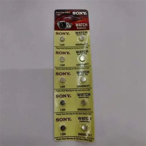 Lithium Sr Sw Sony Button Cell Batteries V At Best Price In