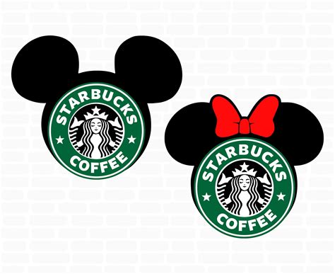 Starbucks Svg Disney Starbucks Svg Minnie Mouse Disney Design Etsy