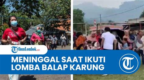 Seorang IRT Meninggal Dunia Tak Selang LAma Setelah Lomba BAlap Karung