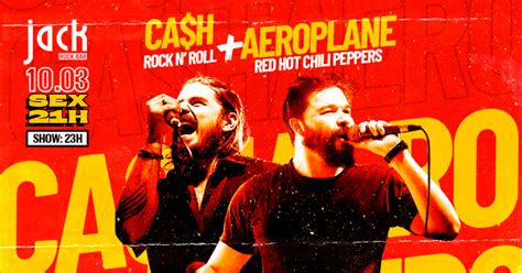 SEXTA JACK CA H ROCK AEROPLANE RED HOT CHILI PEPPERS Em Belo Horizonte Sympla