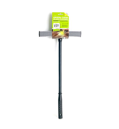 Crystal clear cistac za staklo so drvena racka 54cm