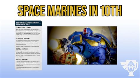 NEW Space Marine Rules For 10th Edition Warhammer 40k YouTube