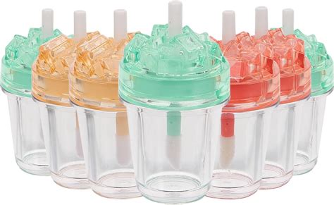 Amazon Cosidea Pcs Empty Ml Baby Bottle Lip Gloss Tubes White