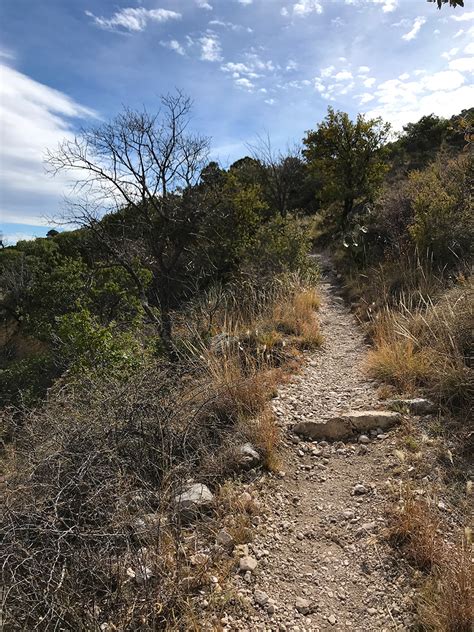 Hiker's Staircase And Devil's Hall At Guadalupe Mountains National Park