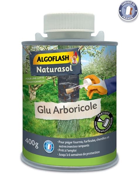 Glu arboricole avec pinceau applicateur intégré pot de 400 g Gamm vert