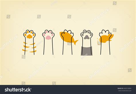 35,081 Outline Cat Paw Images, Stock Photos & Vectors | Shutterstock