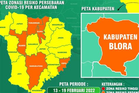 Luasnya 49 15 km² Ada 7 Kecamatan Tersempit di Blora yang Ternyata