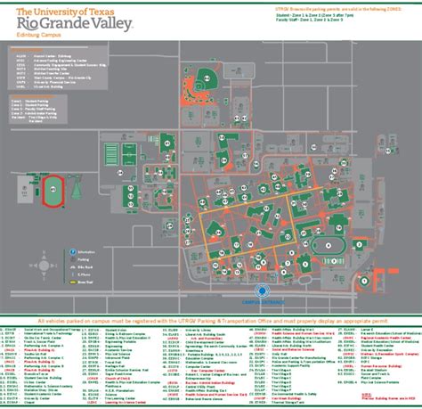 Utrgv Edinburg Map Pdf Psychological Concepts Science