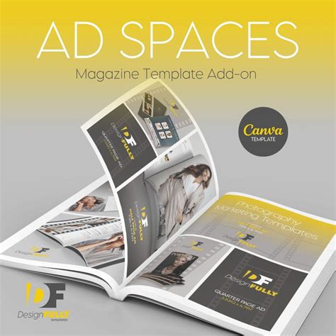 Ad Spaces Template Magazine Add-on for Canva - Etsy