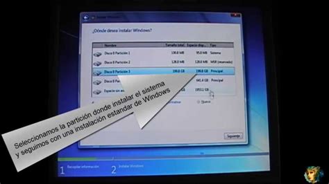 Instalación Windows 7 en partición GPT desde USB YouTube