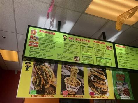 Menu Of Ay Jalisco Mexican Grill In Las Vegas Nv