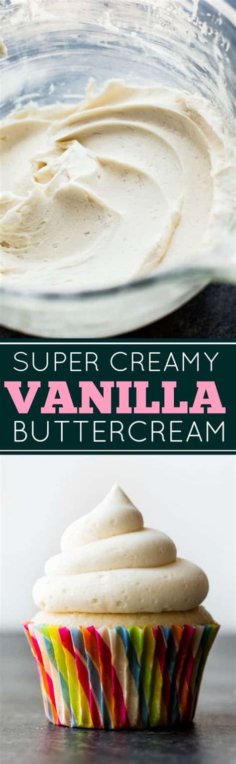 Favorite Vanilla Buttercream Frosting Sallys Baking Addiction