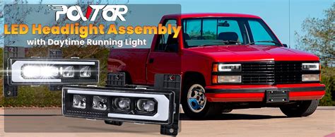 Amazon POVTOR NEW LED Headlights Assembly Upgrade 500 Brighter