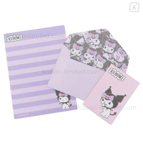 Japan Sanrio Mini Letter Set Kuromi All About Kawaii Limited