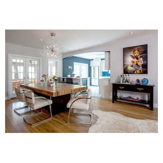 Organic Glam In Miami Shores Transitional Dining Room Miami