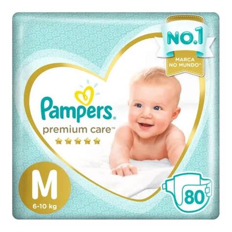 Pañales Pampers Premium Care Talle M 80 Uds Farmacia El túnel