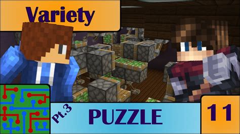 Piston Puzzle Puzzle Branch Pt3 Minecraft Variety Episode 11