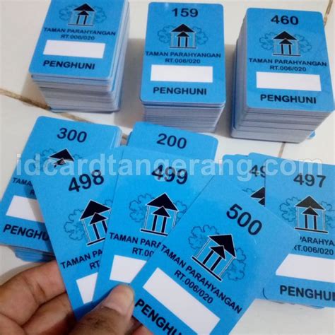 Kartu Parkir Kartu Parkir • Pusat Cetak Id Card Murah Tangerang Cetak Kartu Member Bikin