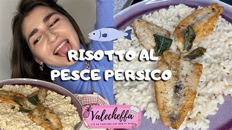 RISOTTO AL PESCE PERSICO CREMOSO E SUPER FACILE Valecheffa YouTube