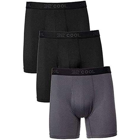 32 Degrees 32 Degrees Cool Boxer Brief Comfort Mesh