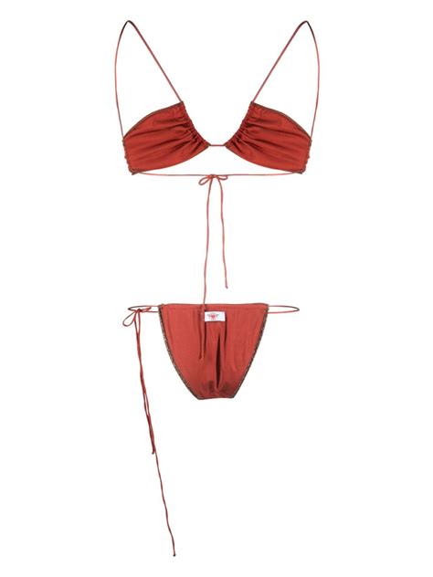 Bikini Lovers Lea Bikini Set In Orange ModeSens