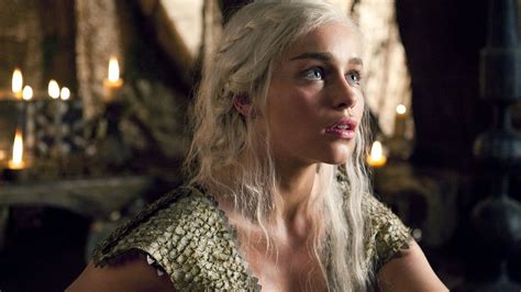 Wallpaper Emilia Clarke Daenerys Targaryen Women Blonde Silver