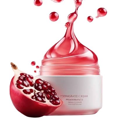 Premium Psd Pomegranate Skin Care Cosmetic Product