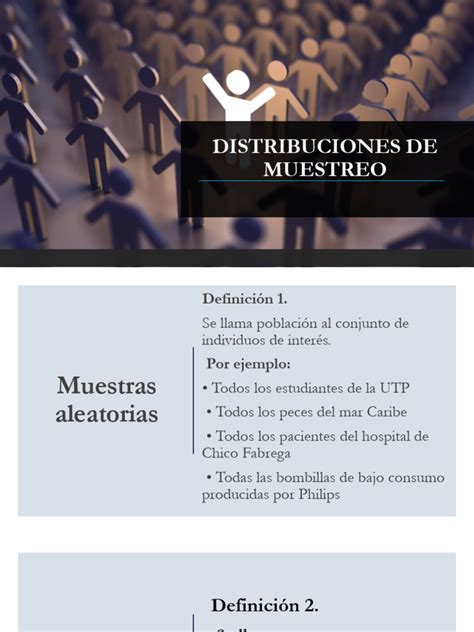 Distribuciones De Muestreo Pdf Muestreo Estadísticas Media