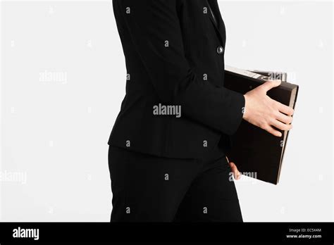 Woman With Folders In Her Arms Document Clerk Worker Business Woman Red