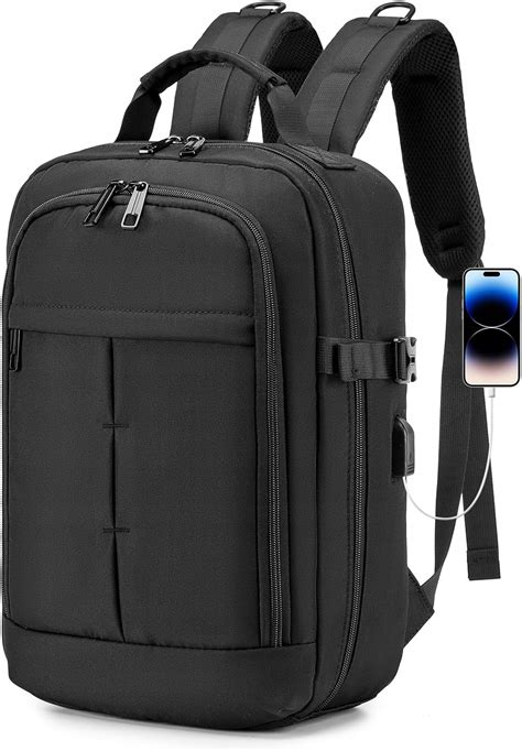 PLECAK TORBA RYANAIR BAGAŻ PODRĘCZNY KABINOWY 40x20x25cm CZARNY USB