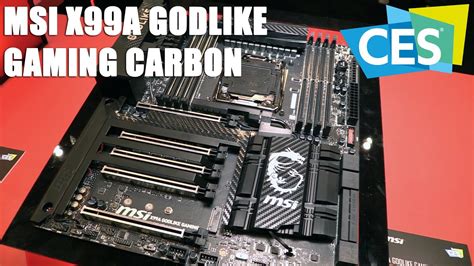 Msi Showcase X A Godlike Gaming Carbon And Z A Gaming Pro Carbon