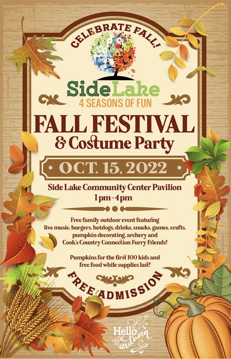 Fall Festival And Costume Party Side Lake Minnesota