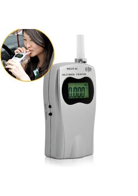 Dijital Nefes Alkol Test Cihaz Breathalyzer Profesyonel Alkol