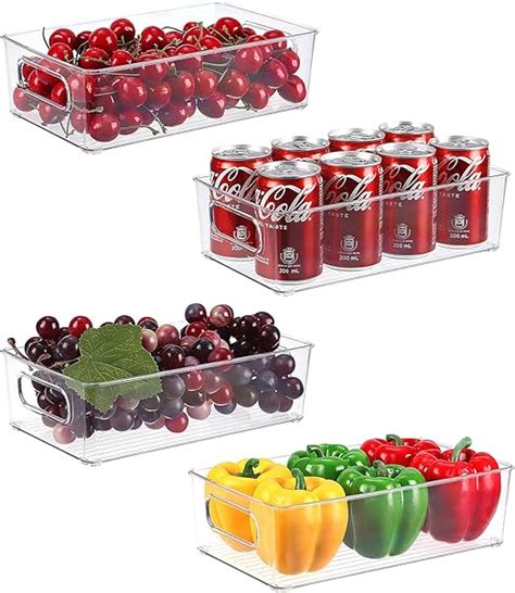 Viesap Organiseur Frigo Cusine Pcs Boite De Rangement Frigo Haute