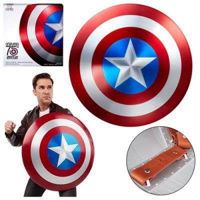 Marvel Legends Captain America 75th Anniversary Metal Shield - GeekAlerts